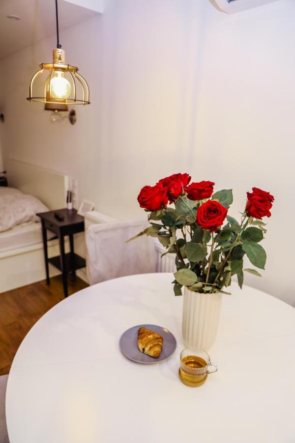White Apartment In Center Of Kattowitz Exterior foto