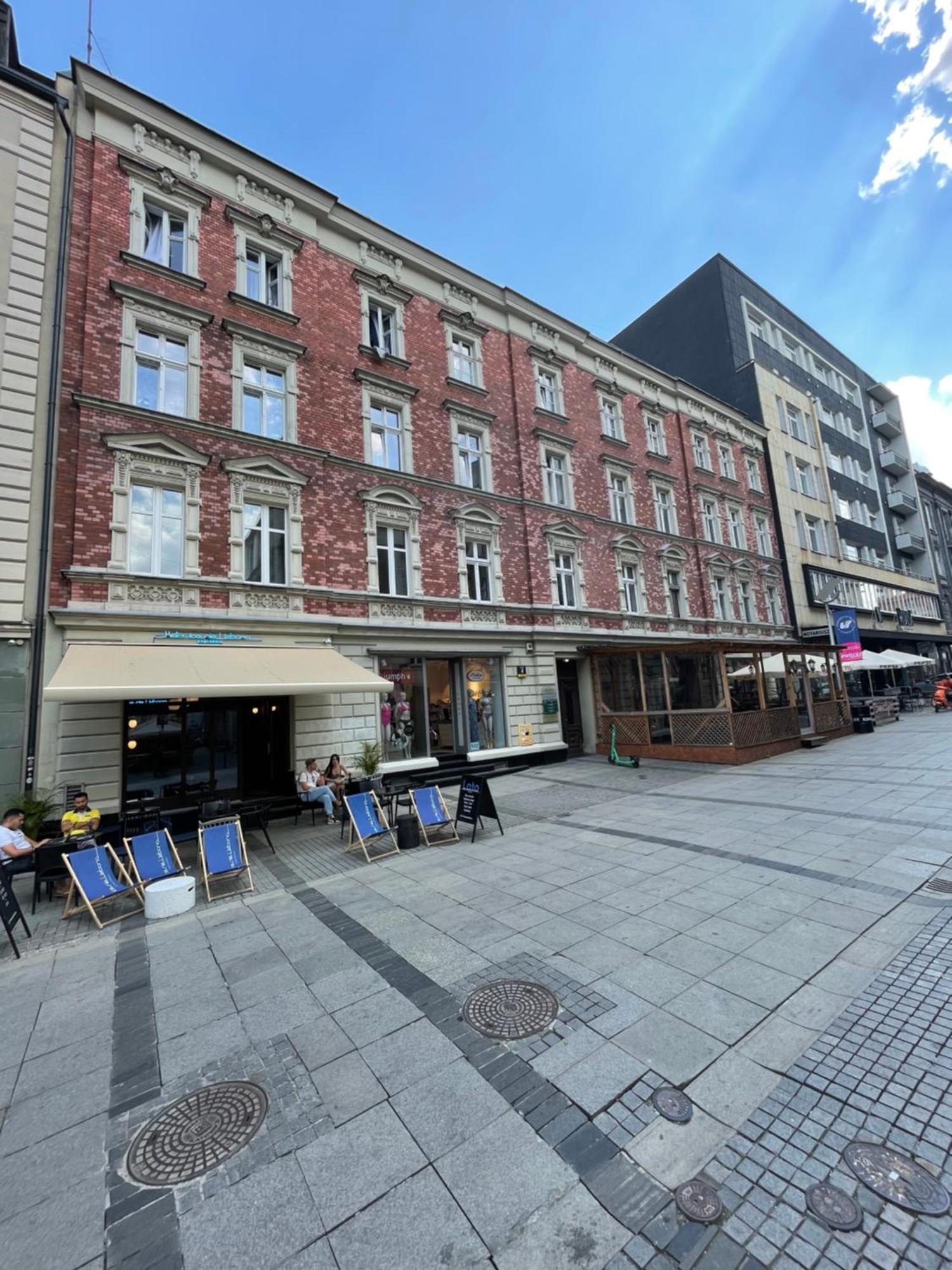 White Apartment In Center Of Kattowitz Exterior foto